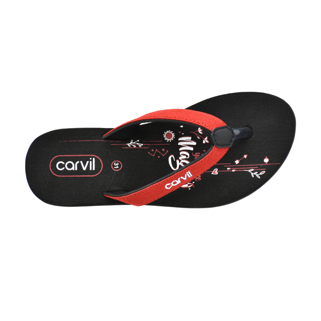 Carvil Sandal Anak HIKARI-TW - BLACK/RED