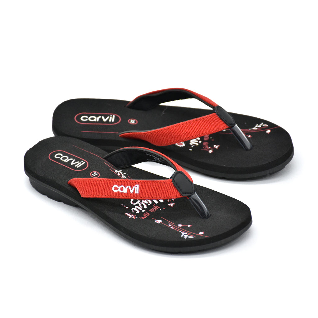 Carvil Sandal Anak HIKARI-TW - BLACK/RED