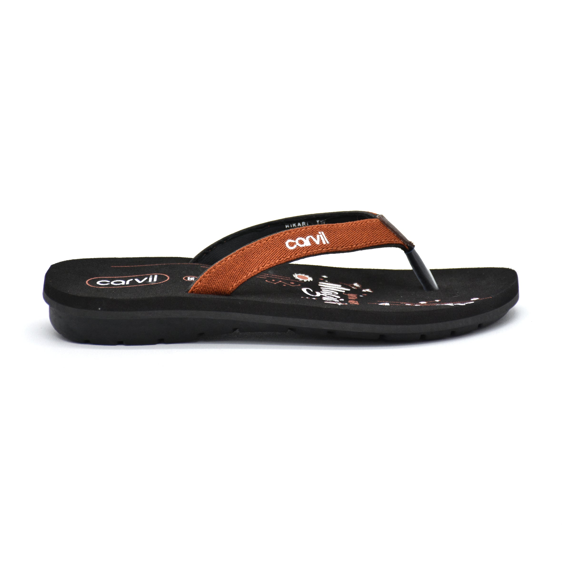 Carvil Sandal Anak HIKARI-TW - BLACK/TERACOTA