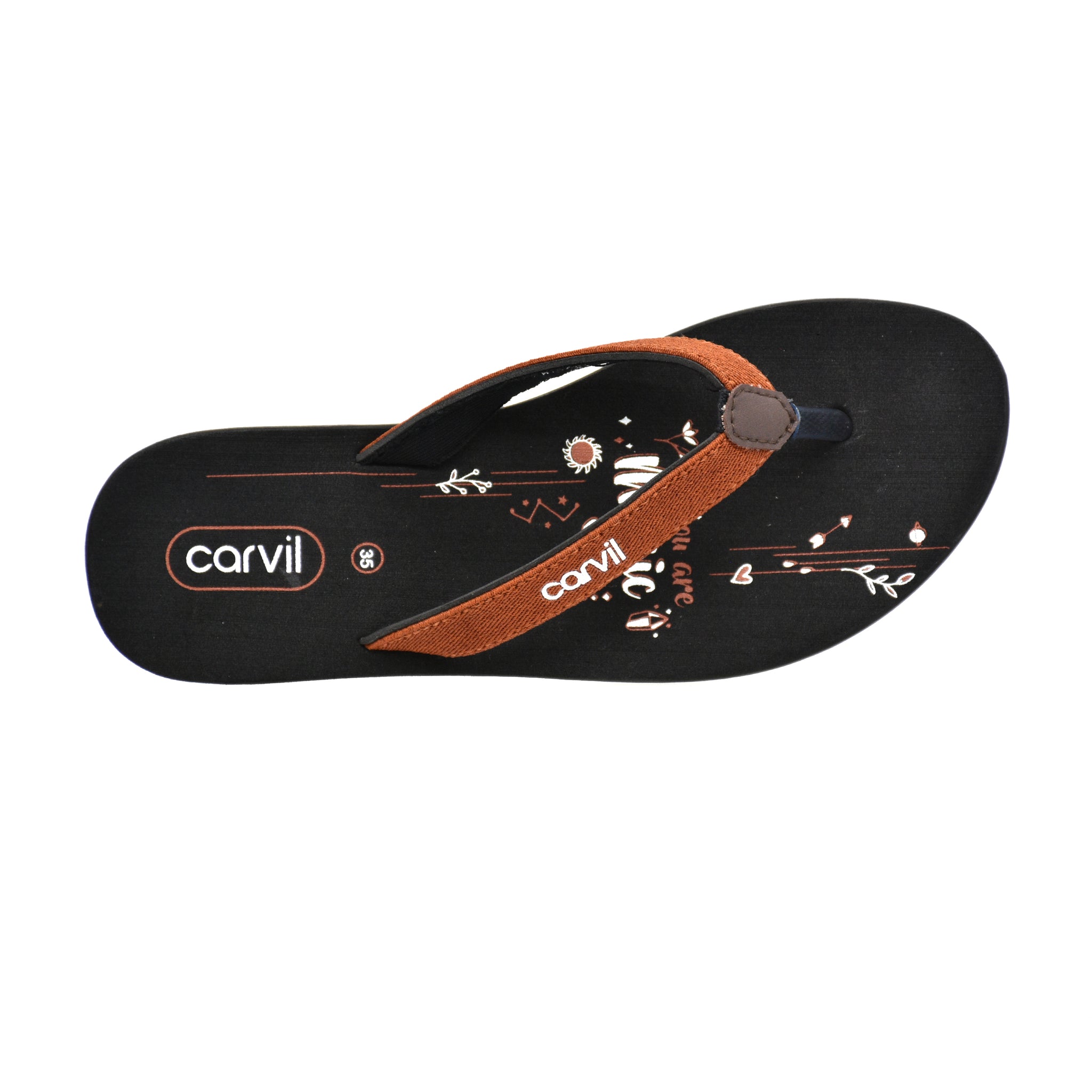 Carvil Sandal Anak HIKARI-TW - BLACK/TERACOTA