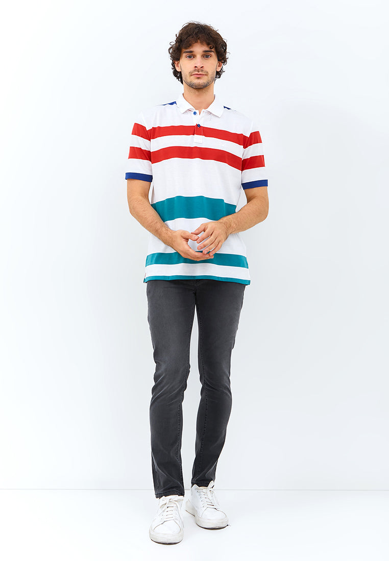 Carvil Kaos Polo Salur Pria HILEO-WHR WHITE/RED