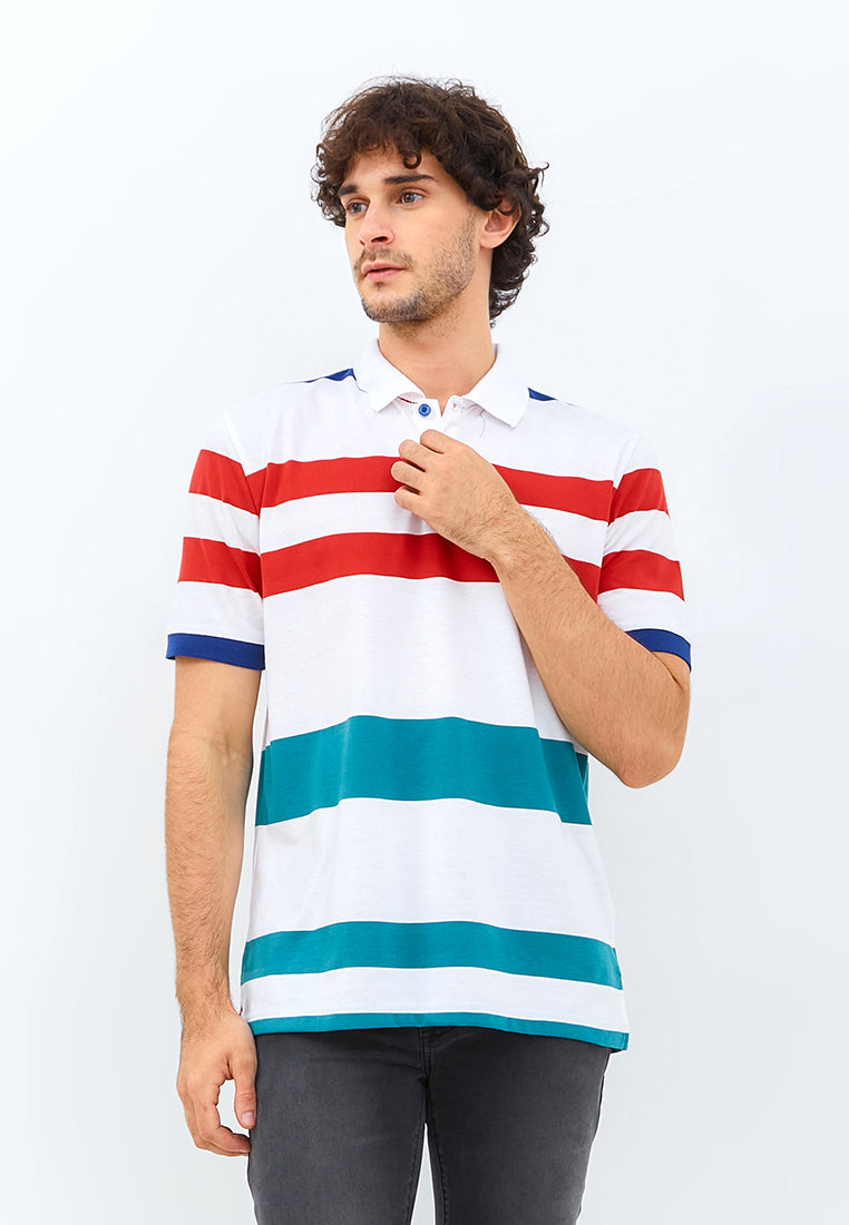 Carvil Kaos Polo Salur Pria HILEO-WHR WHITE/RED