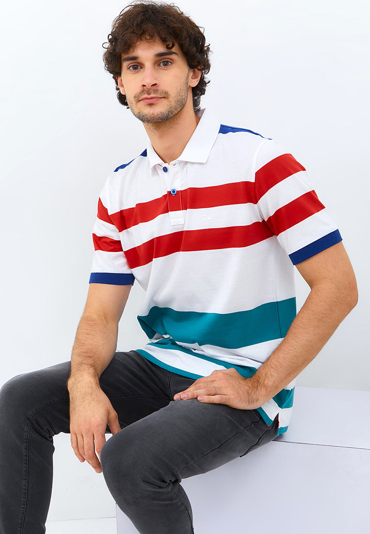 Carvil Kaos Polo Salur Pria HILEO-WHR WHITE/RED