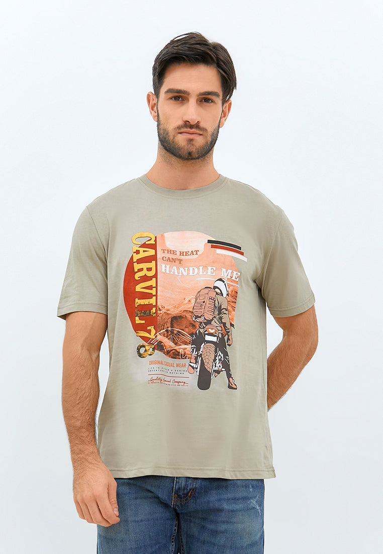 Carvil Tshirt Man Hills - Khaki - Fashion Man