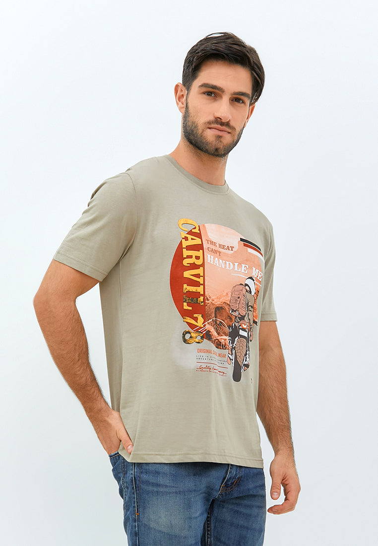 Carvil Tshirt Man Hills - Khaki - Fashion Man