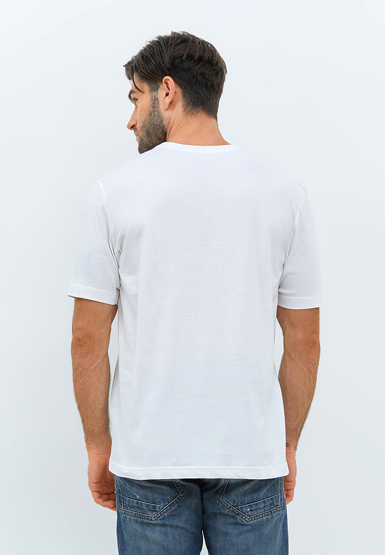 Carvil Tshirt Pria Hills - White