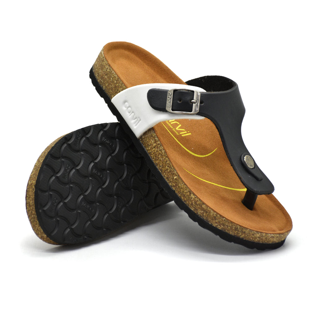 Carvil Sandal Anak HOLANDO-01 TP BLACK/WHITE