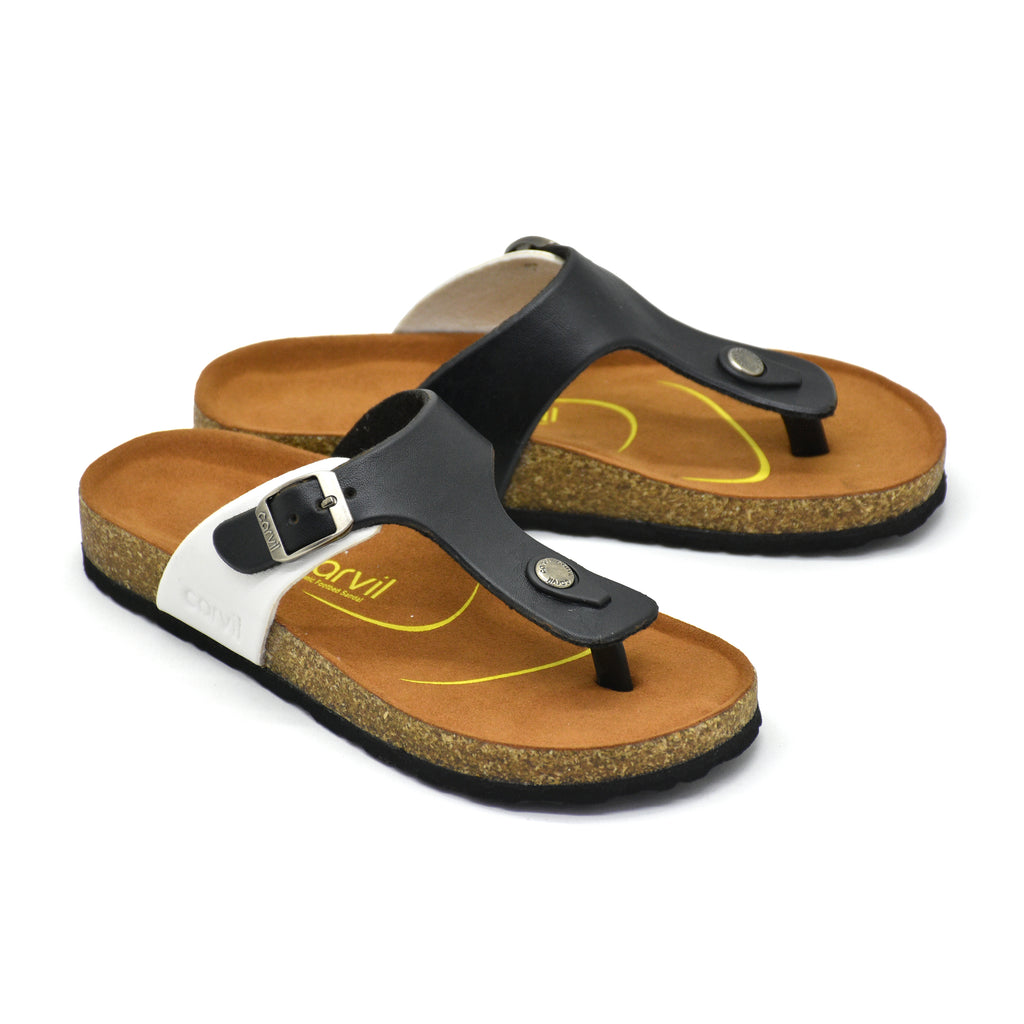 Carvil Sandal Anak HOLANDO-01 TP BLACK/WHITE