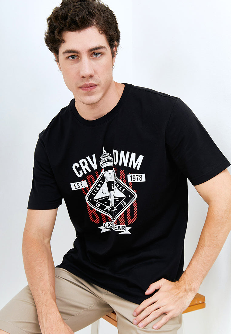 Carvil T-Shirt Man HOUSE-BLK BLACK