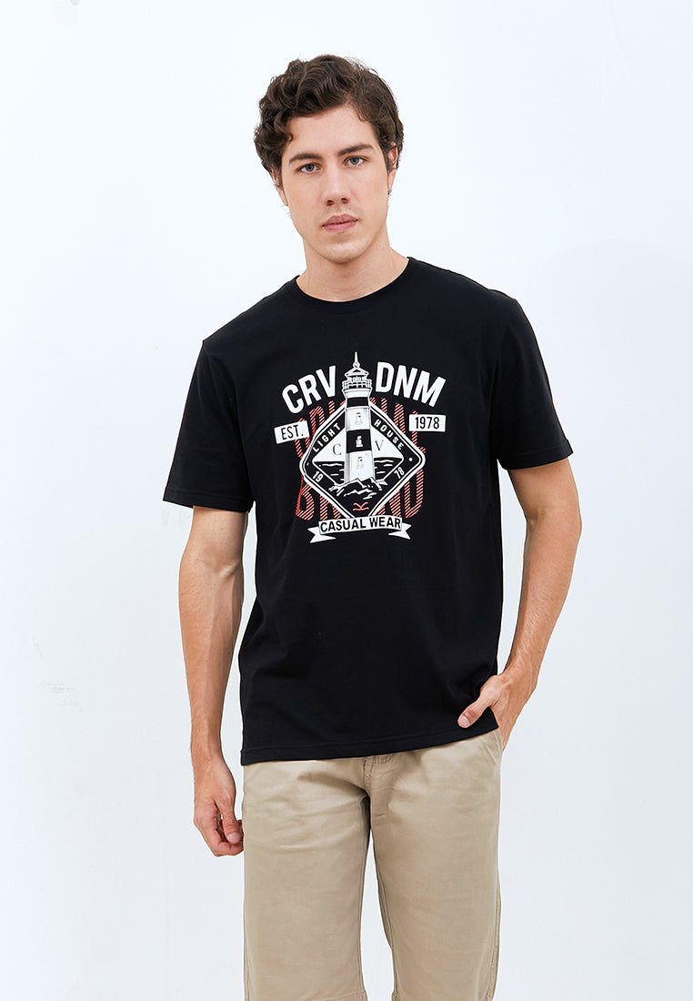Carvil T-Shirt Man HOUSE-BLK BLACK