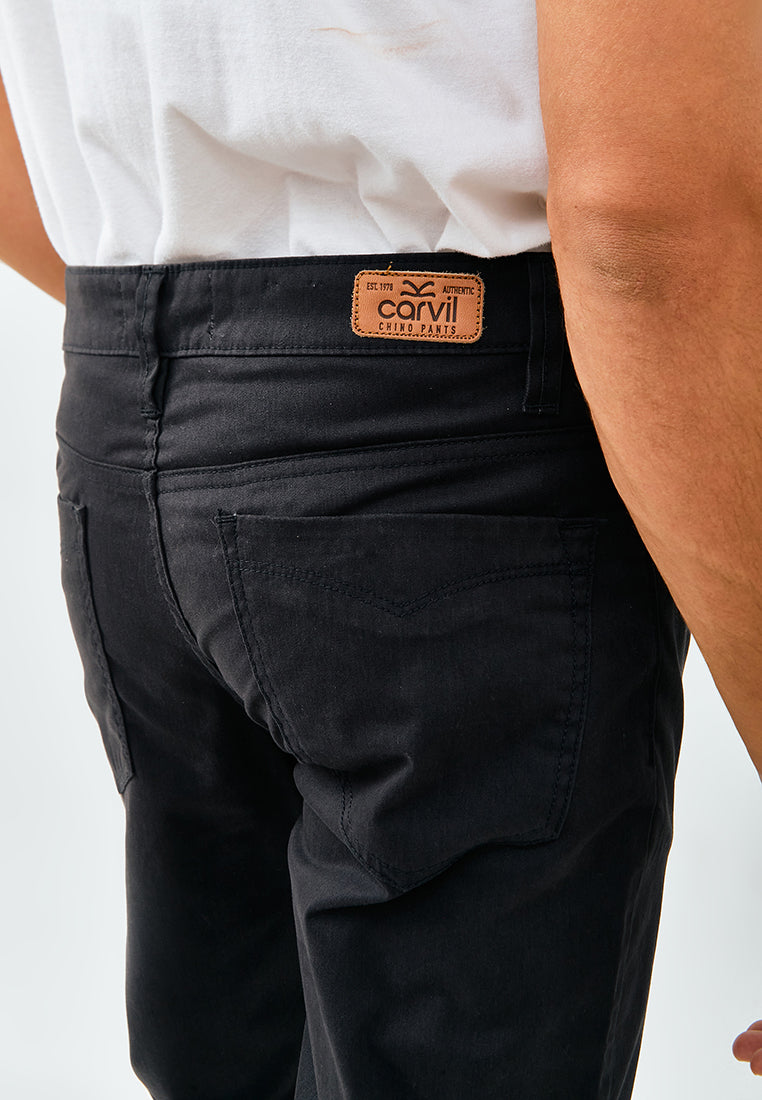Carvil Chinos Pria HOWARD - BLK BLACK