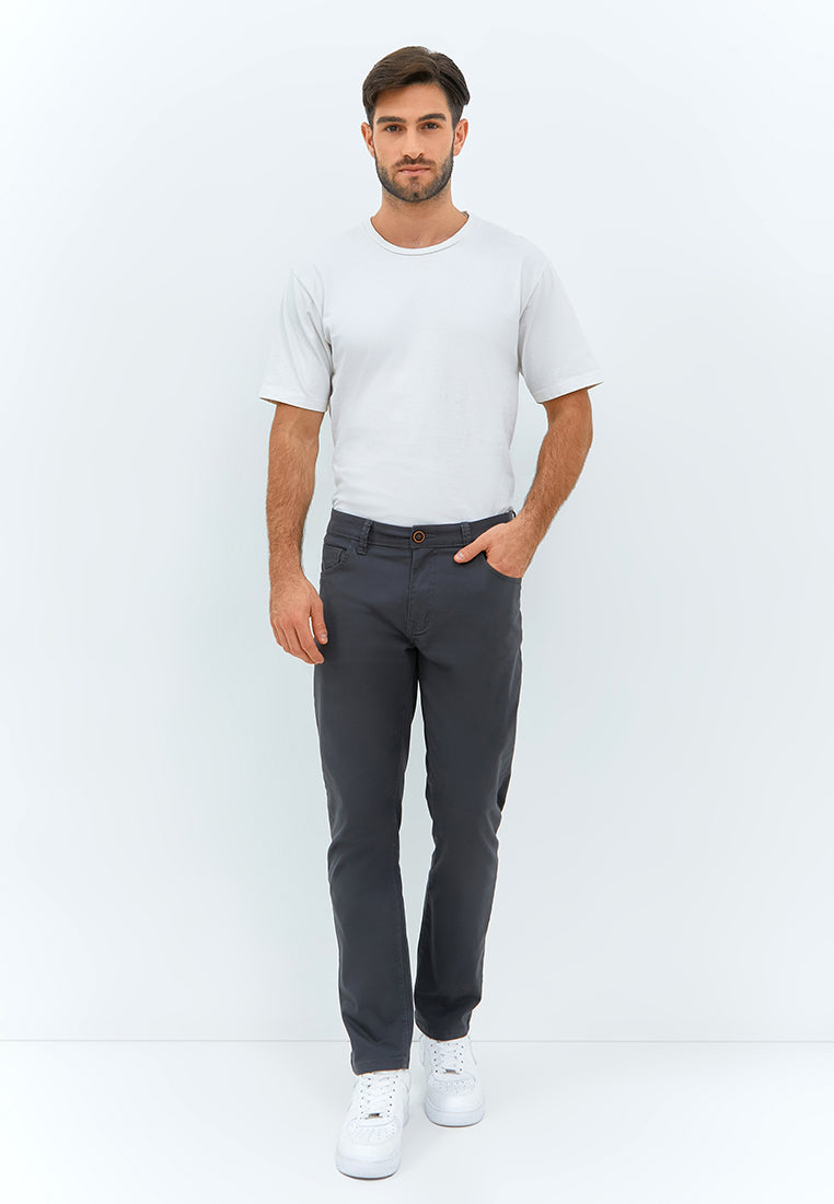 Carvil Celana Chinos Howard - Dark Grey