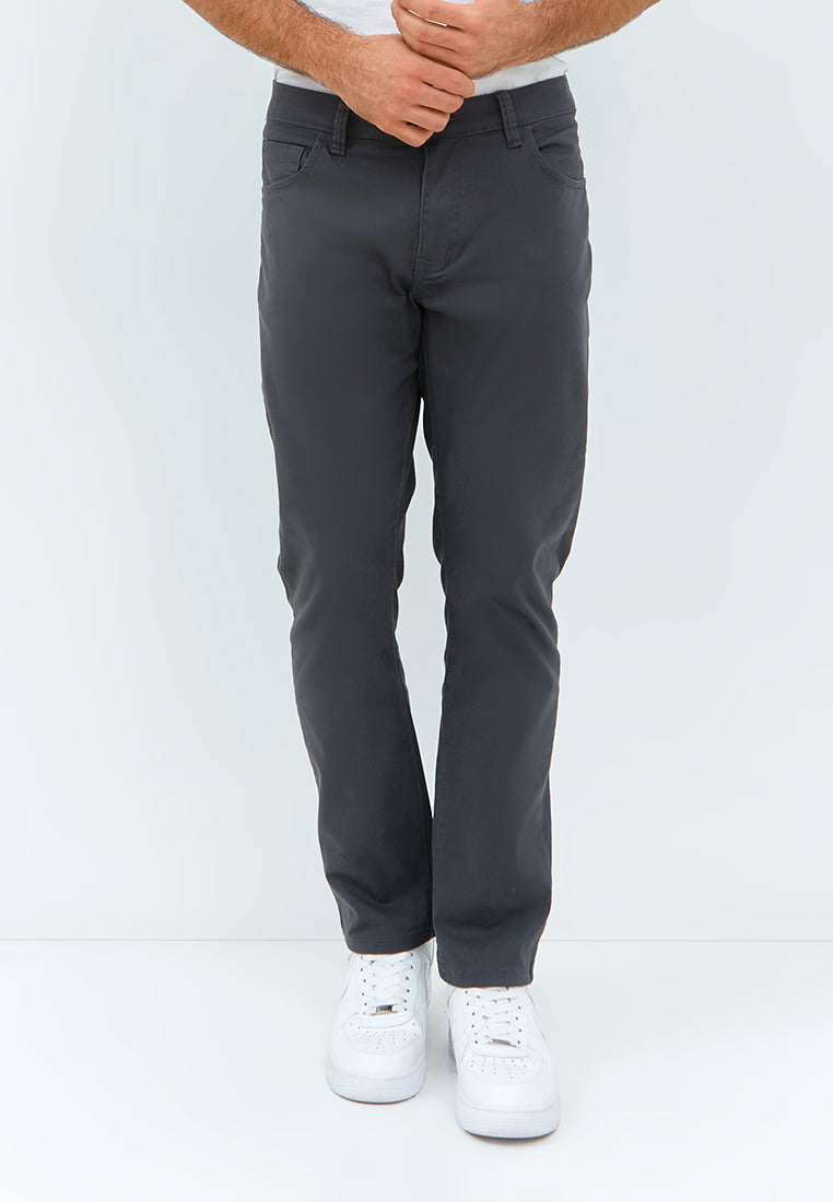 Carvil Celana Chinos Howard - Dark Grey