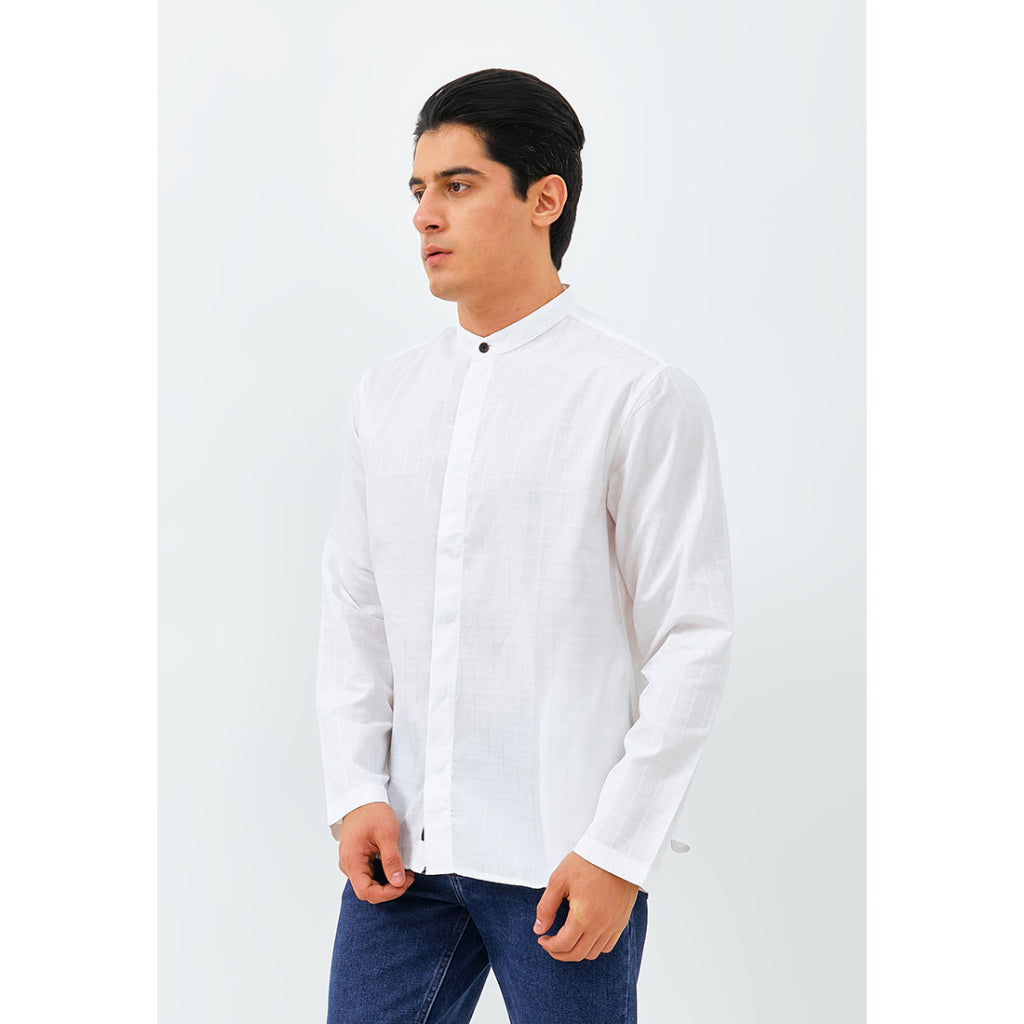 Carvil Baju Koko Man HUDA-WHT