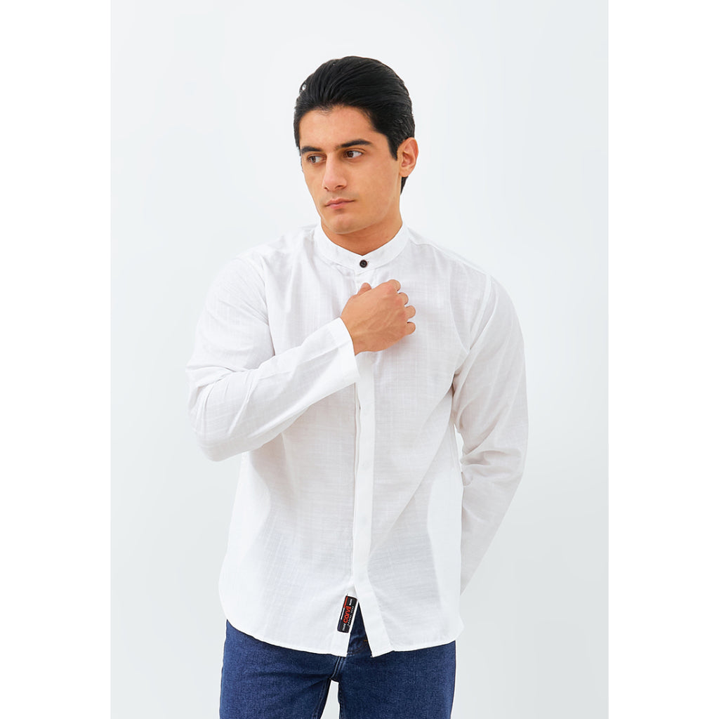Carvil Baju Koko Man HUDA-WHT