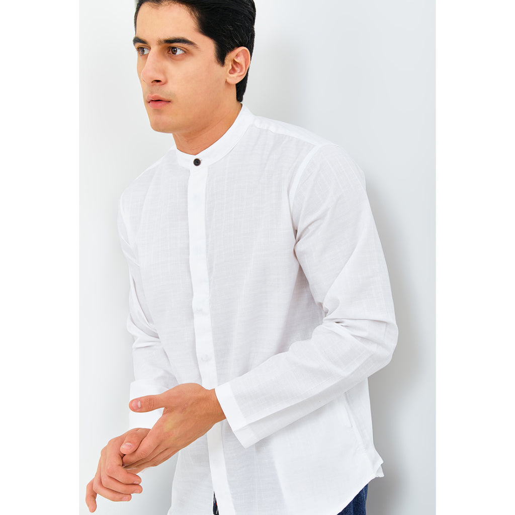 Carvil Baju Koko Man HUDA-WHT