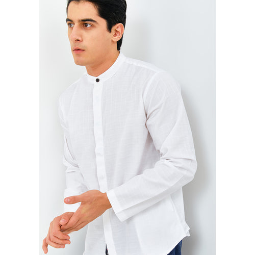 Carvil Baju Koko Man HUDA-WHT
