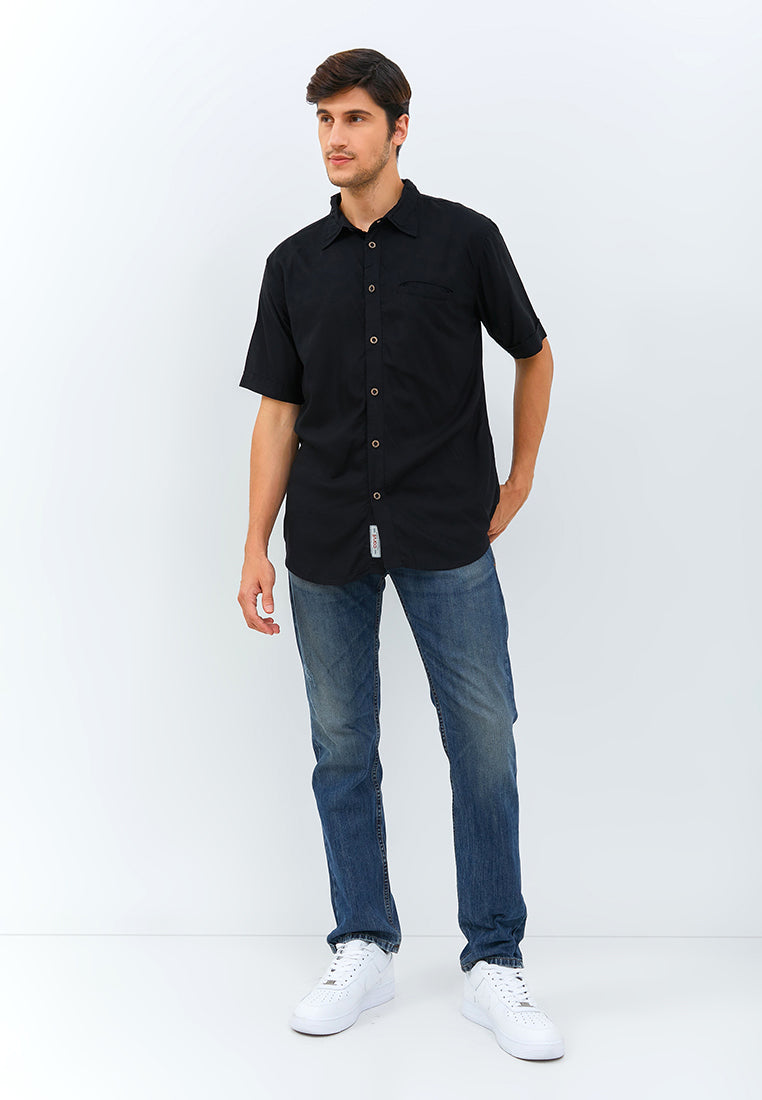 Carvil Kemeja Pria ISLAND - BLK BLACK