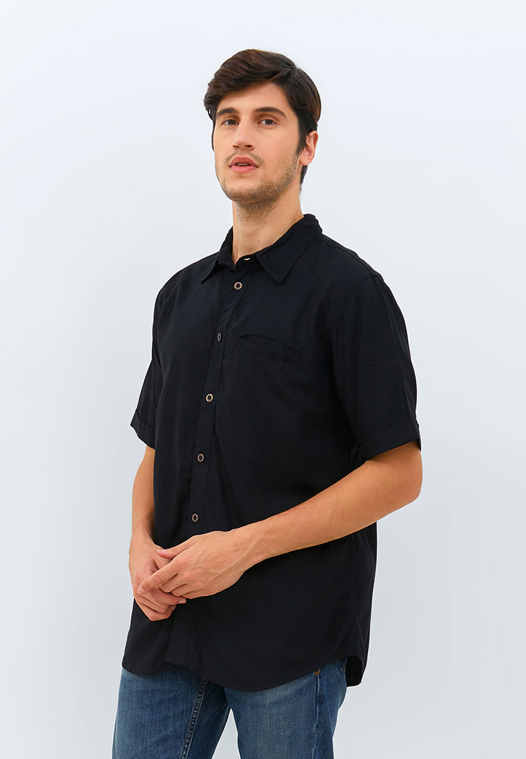 Carvil Kemeja Pria ISLAND - BLK BLACK