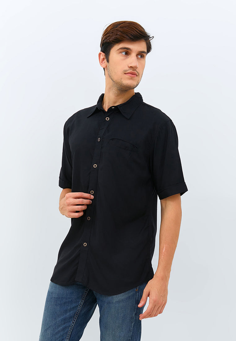 Carvil Kemeja Pria ISLAND - BLK BLACK