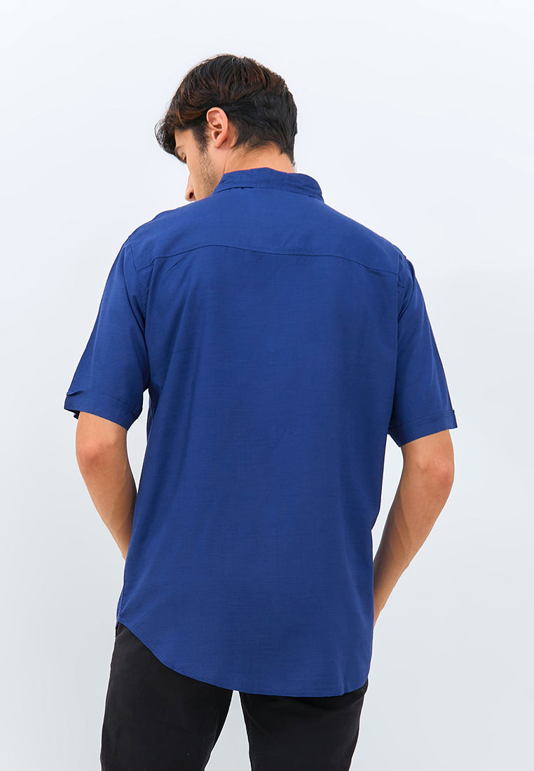 Carvil Kemeja Pria ISLAND - NVI NAVY