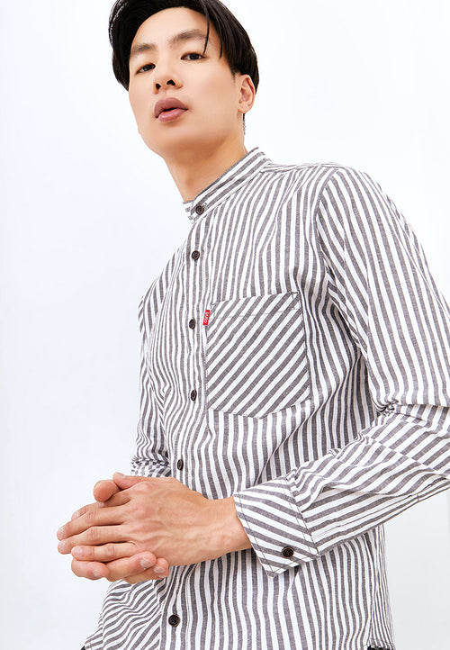 Carvil Kemeja Koko Man LS JONAS - BLK BLACK