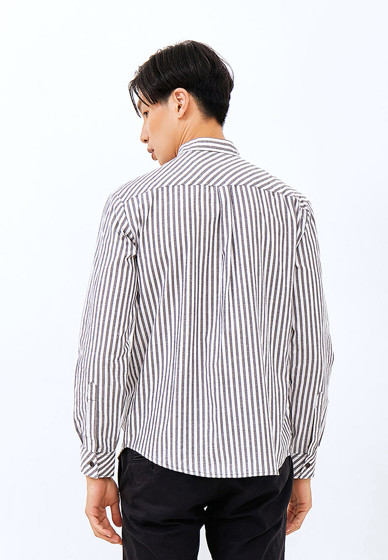 Carvil Kemeja Koko Man LS JONAS - BLK BLACK