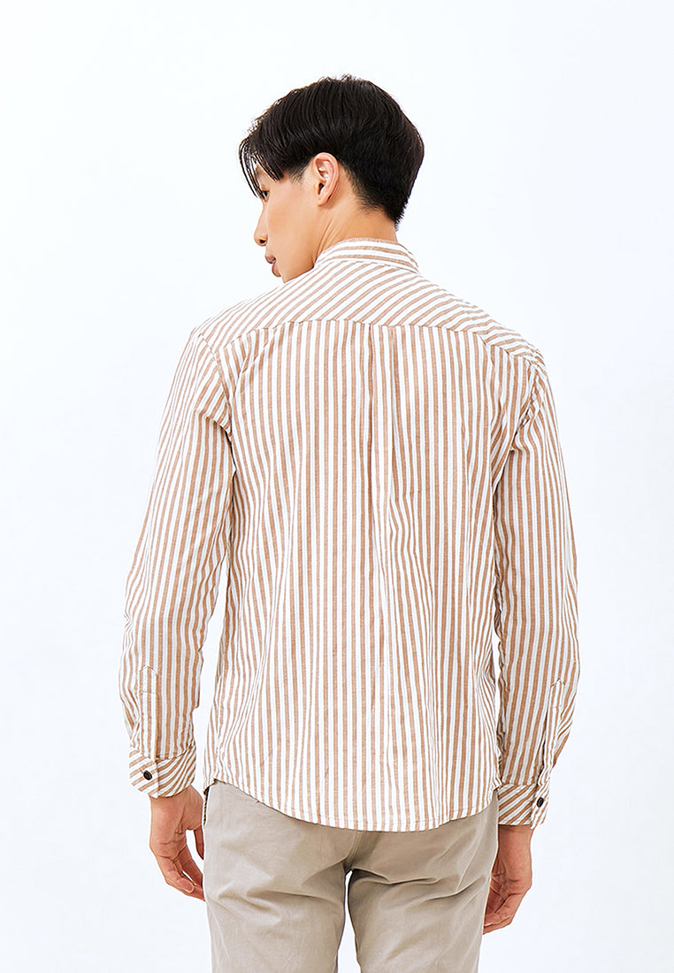 Carvil Kemeja  Koko Man LS JONAS - BRO BROWN