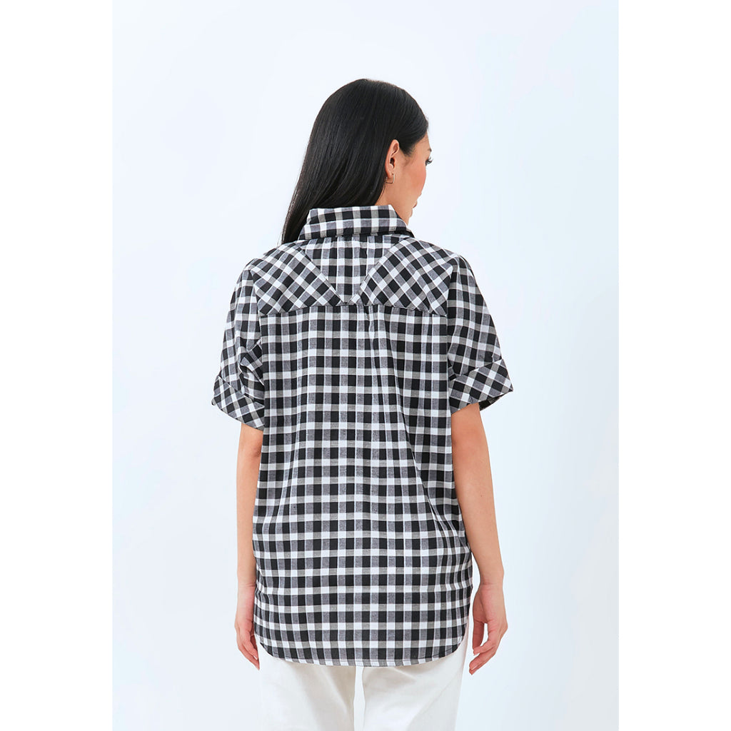 Carvil Kemeja Wanita JOVA-BLK