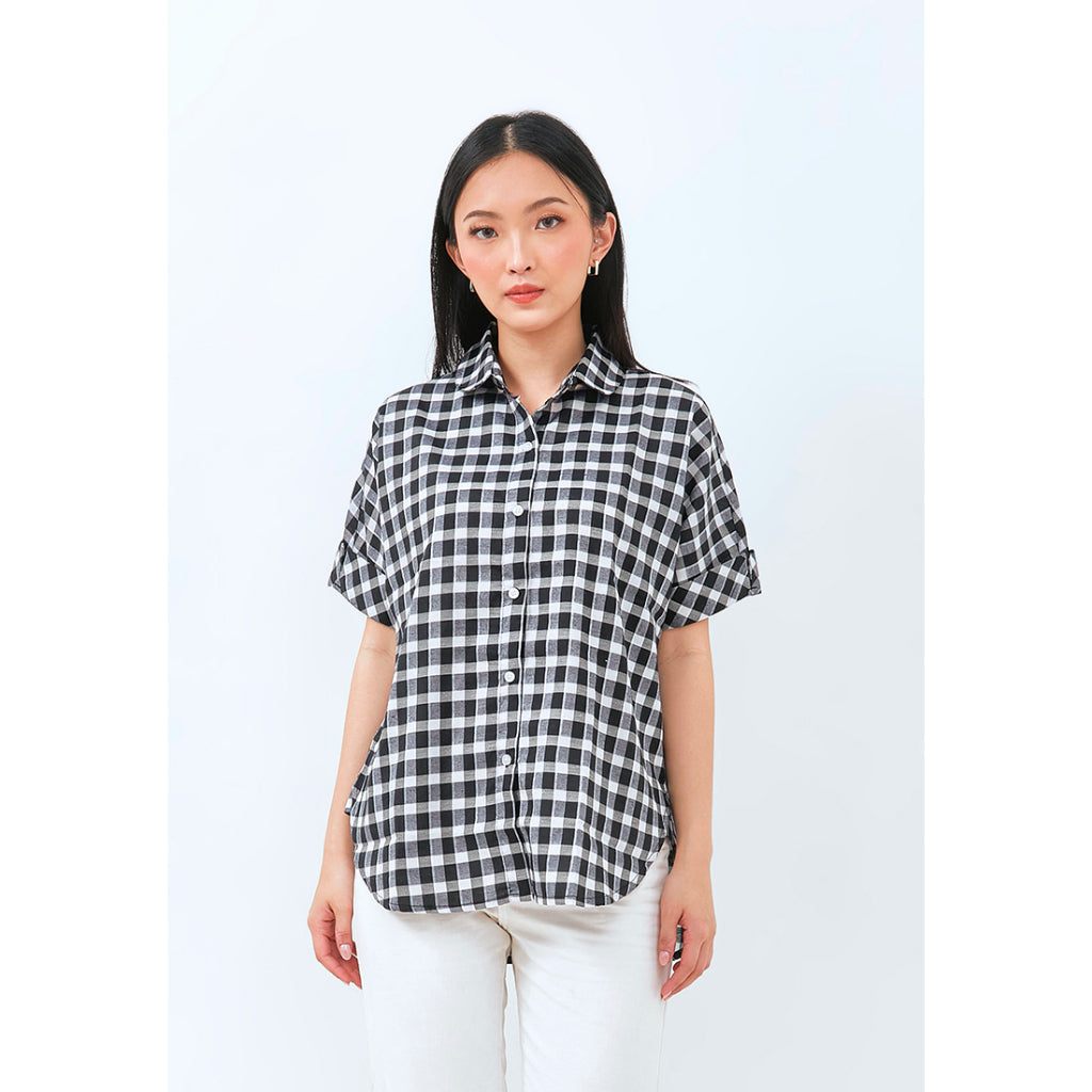 Carvil Kemeja Wanita JOVA-BLK