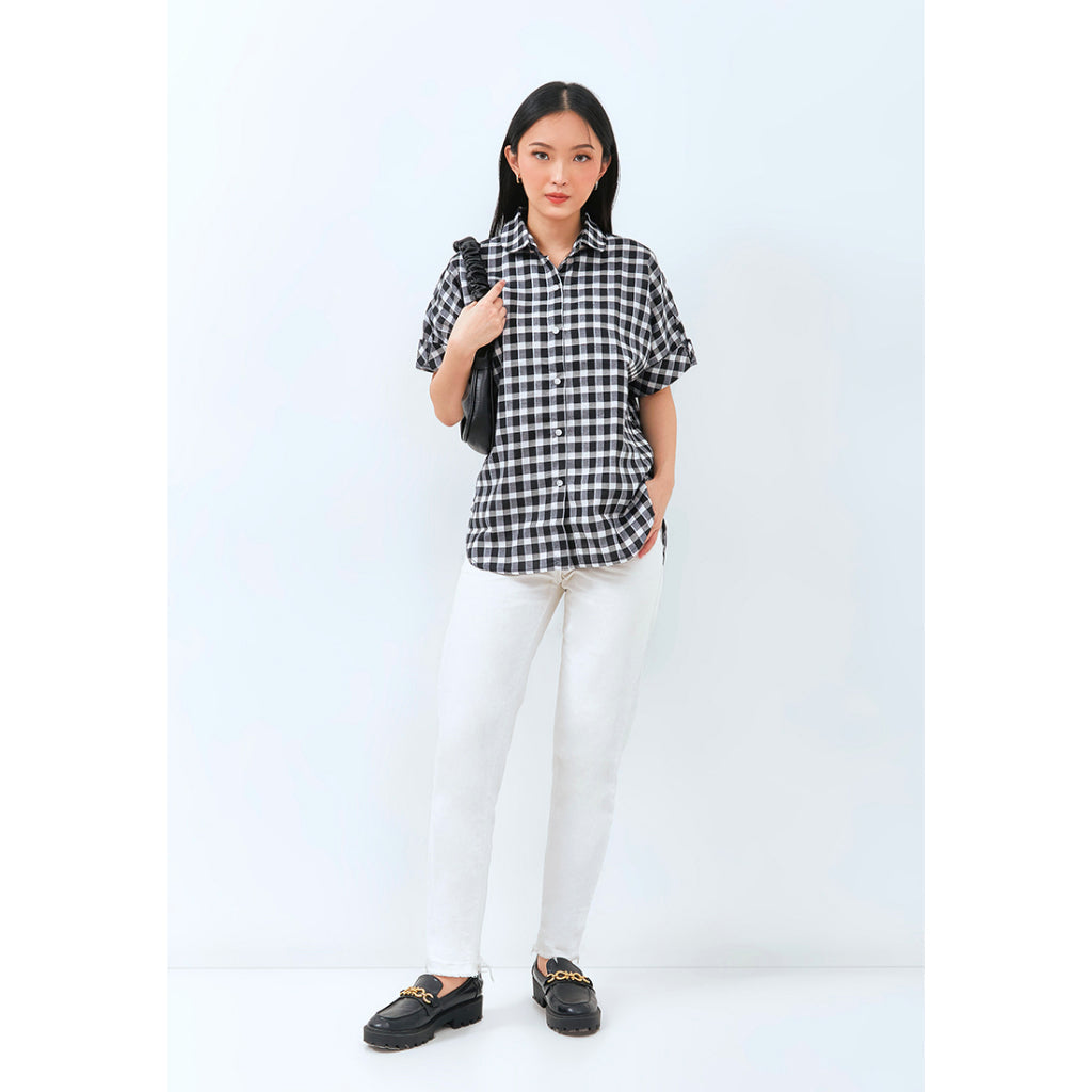 Carvil Kemeja Wanita JOVA-BLK