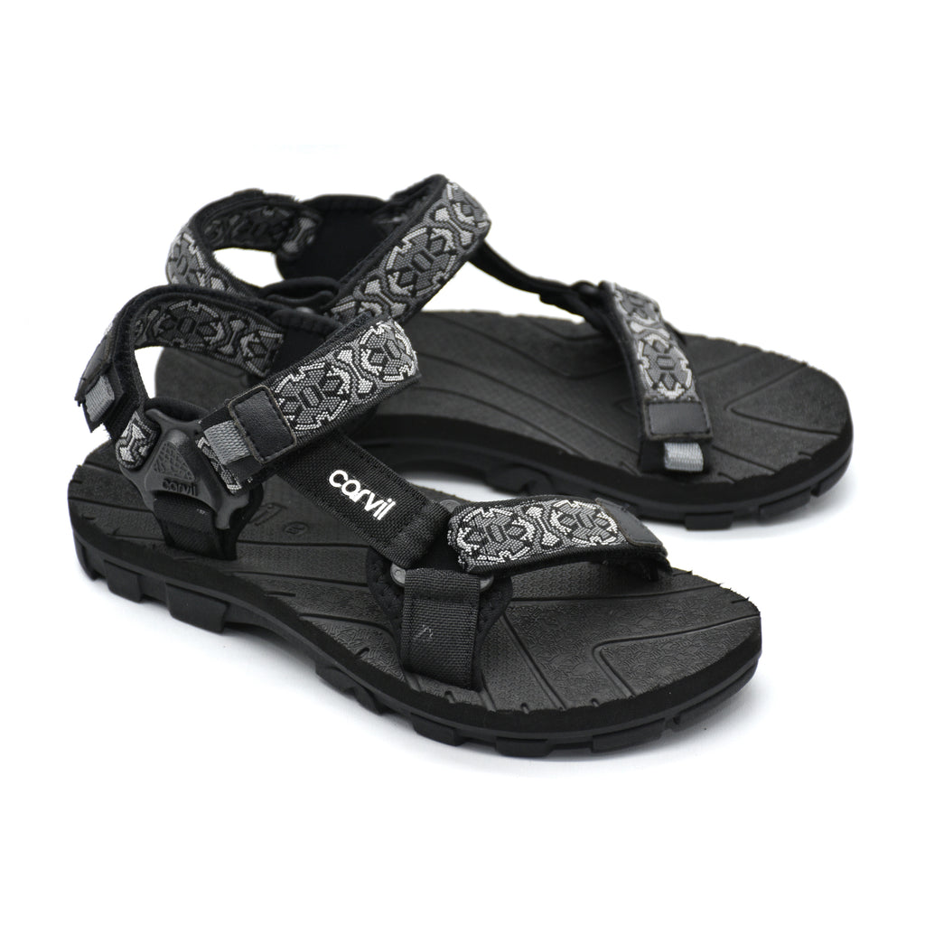 Carvil Sandal Gunung Pria Jumper-GM- BLACK/GREY