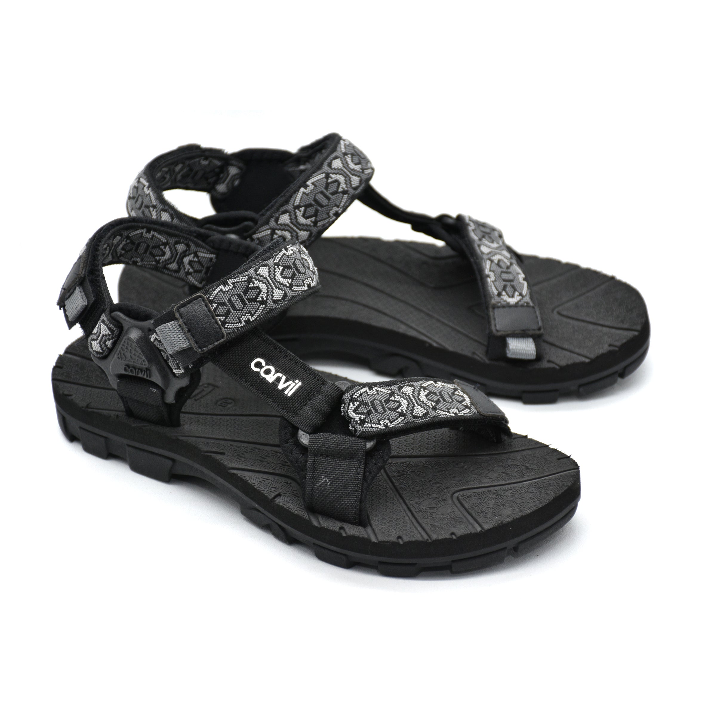 Carvil Sandal Gunung Pria Jumper-GM- BLACK/GREY