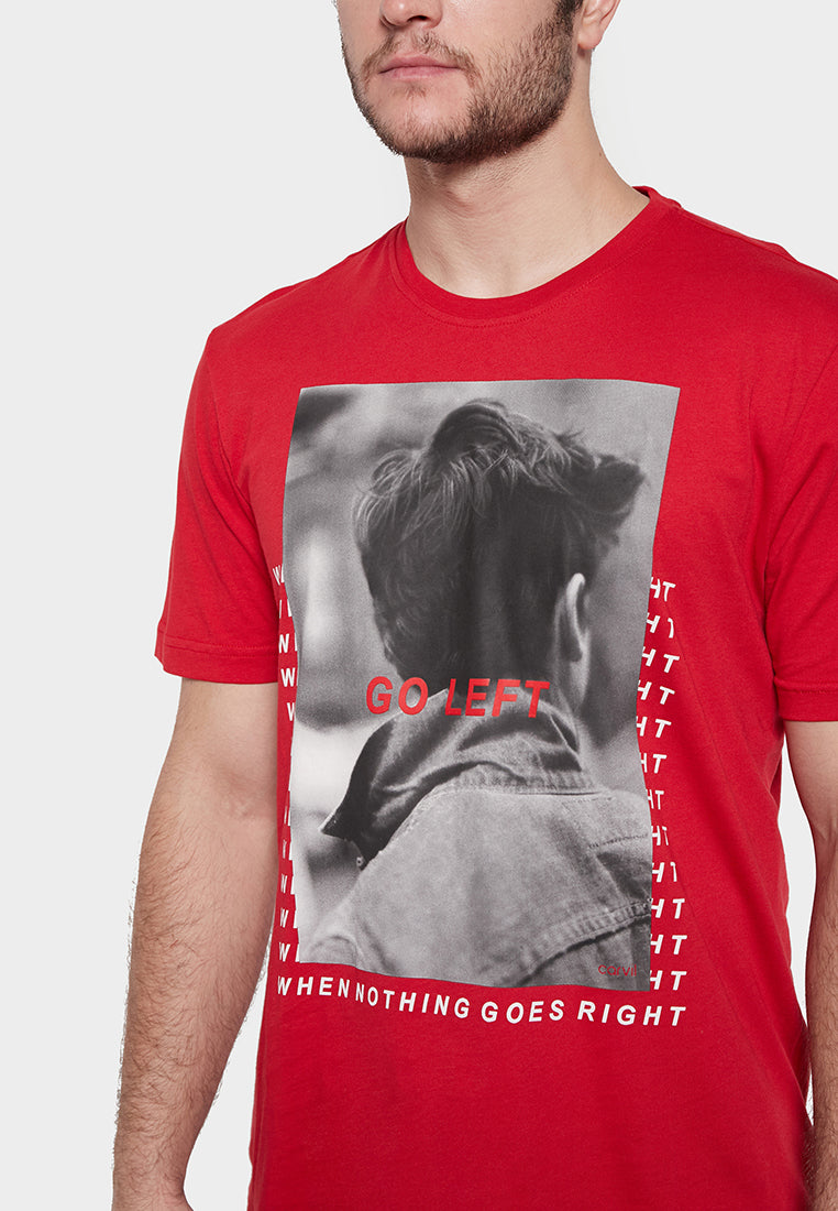 Carvil Kaos Pria LEFT-RED