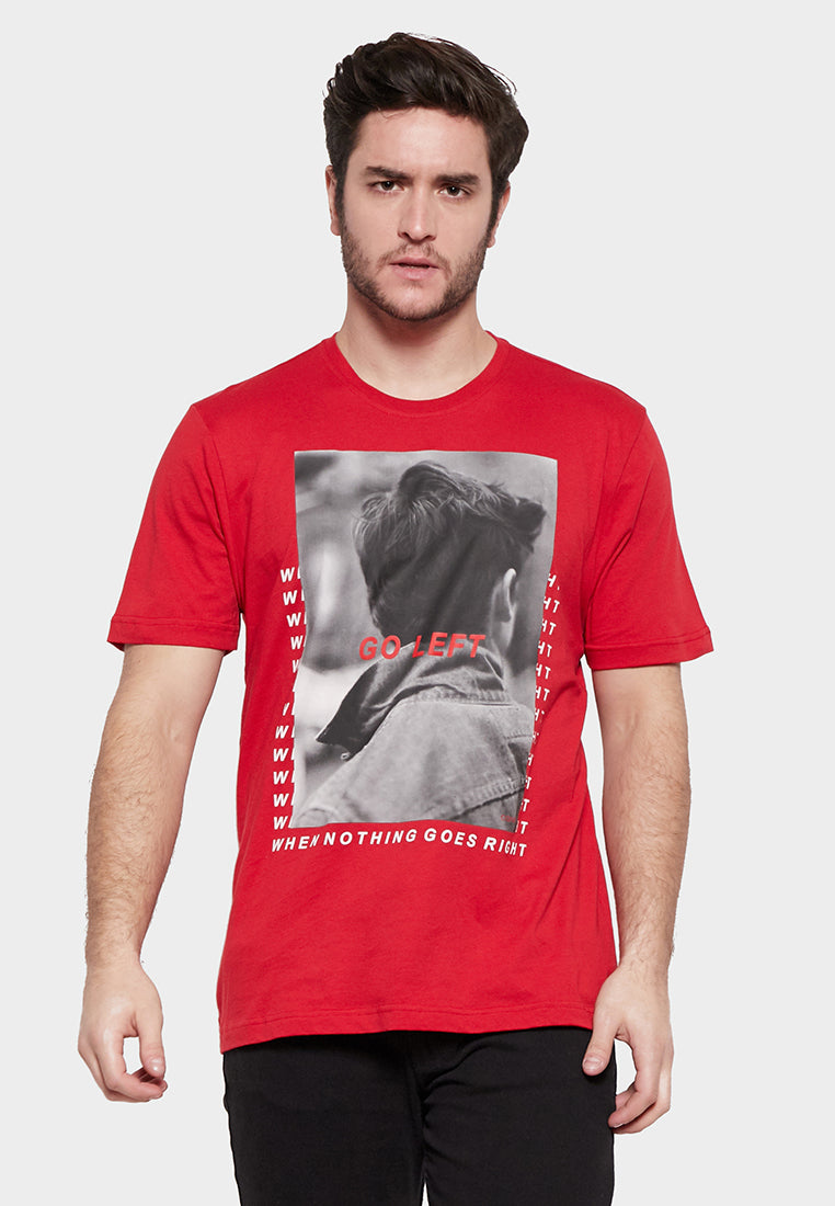 Carvil Kaos Pria LEFT-RED