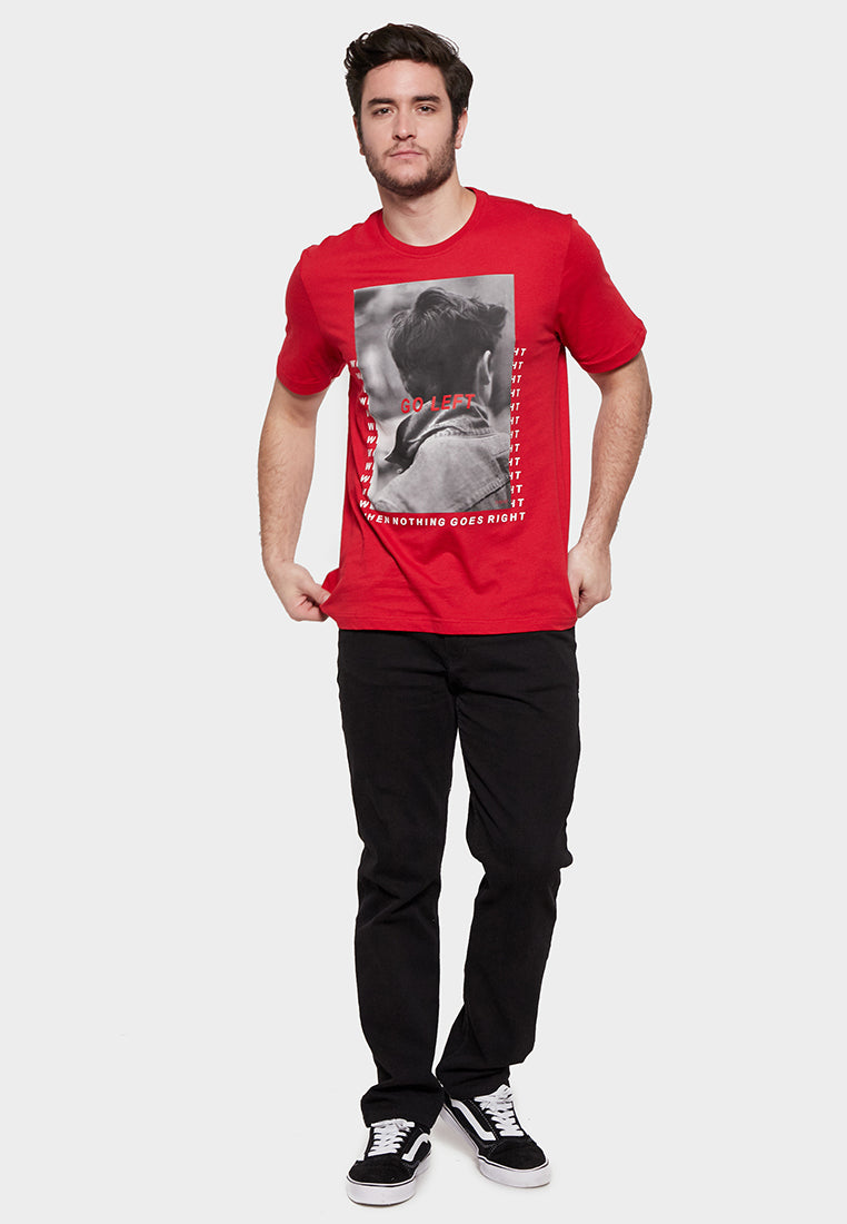 Carvil Kaos Pria LEFT-RED