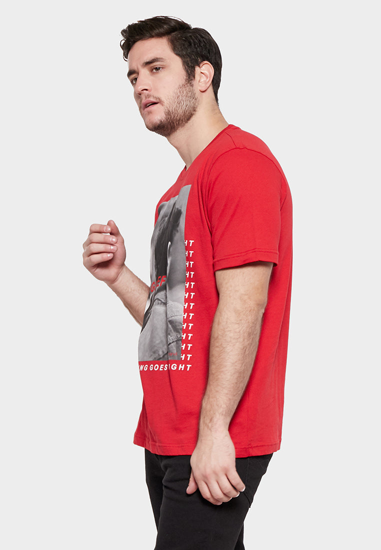 Carvil Kaos Pria LEFT-RED