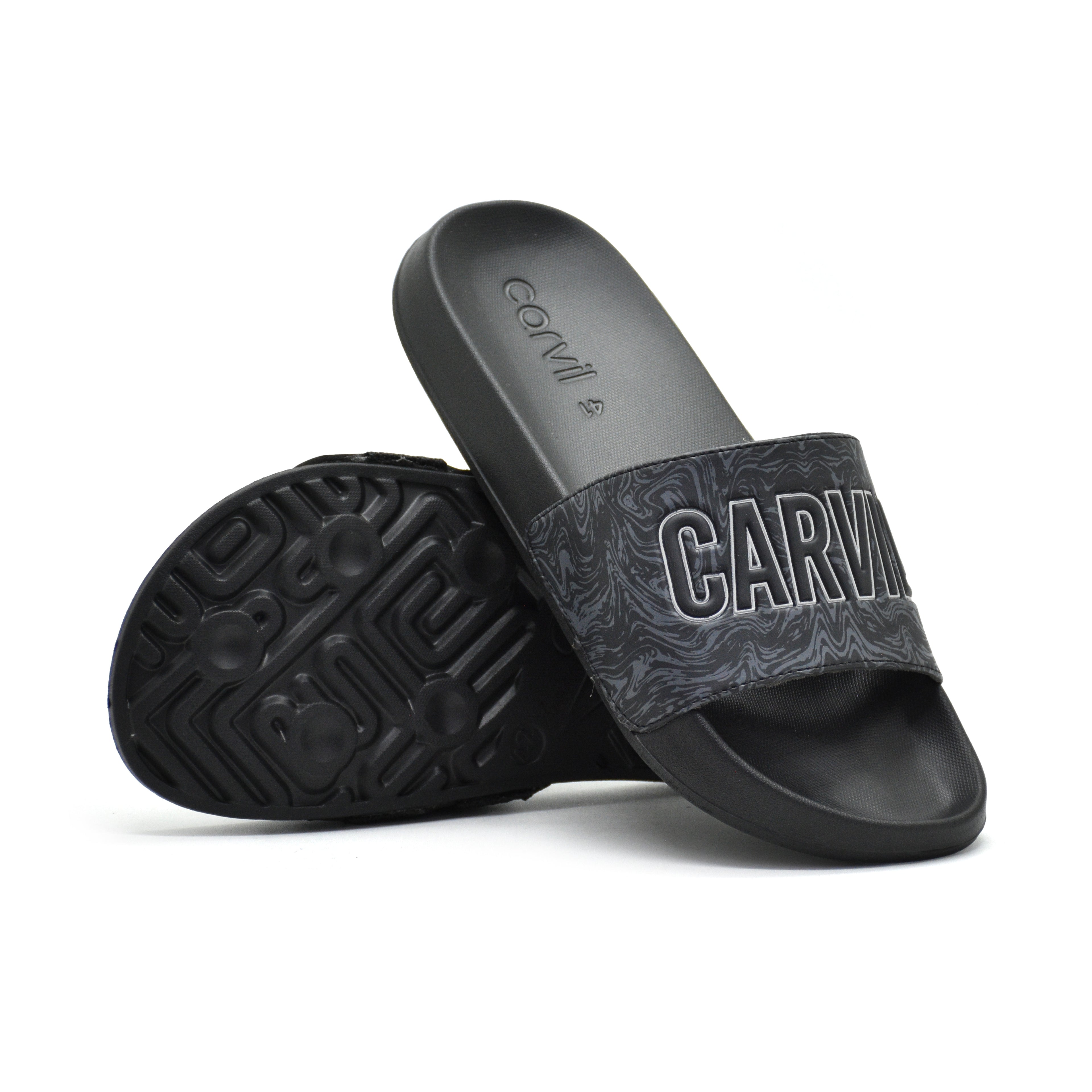 Carvil Sandal Pria Leviz SS - Black