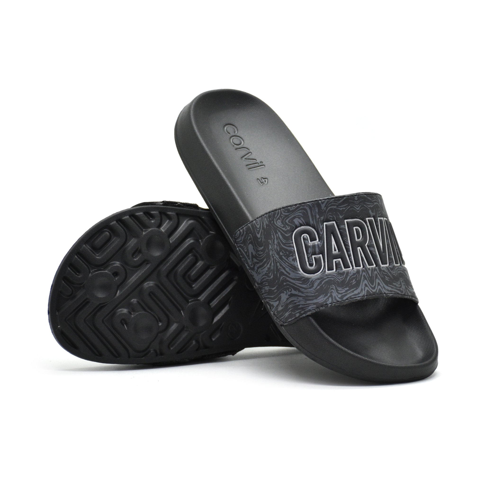 Carvil Sandal Pria Leviz SS - Black