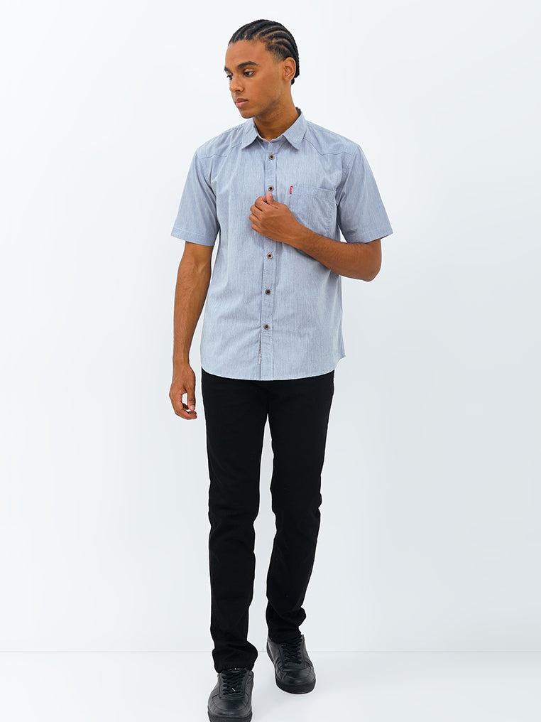 Carvil Kemeja MAN SS LIAVIN-GRY GREY