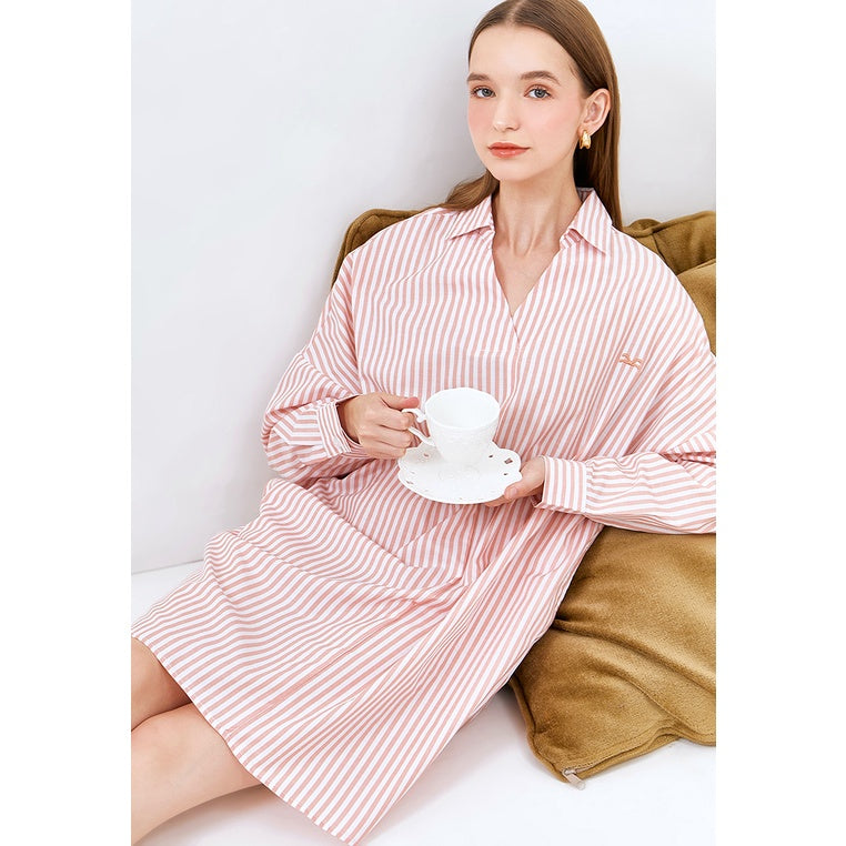 Carvil Blouse Wanita MALVIO - PEACH