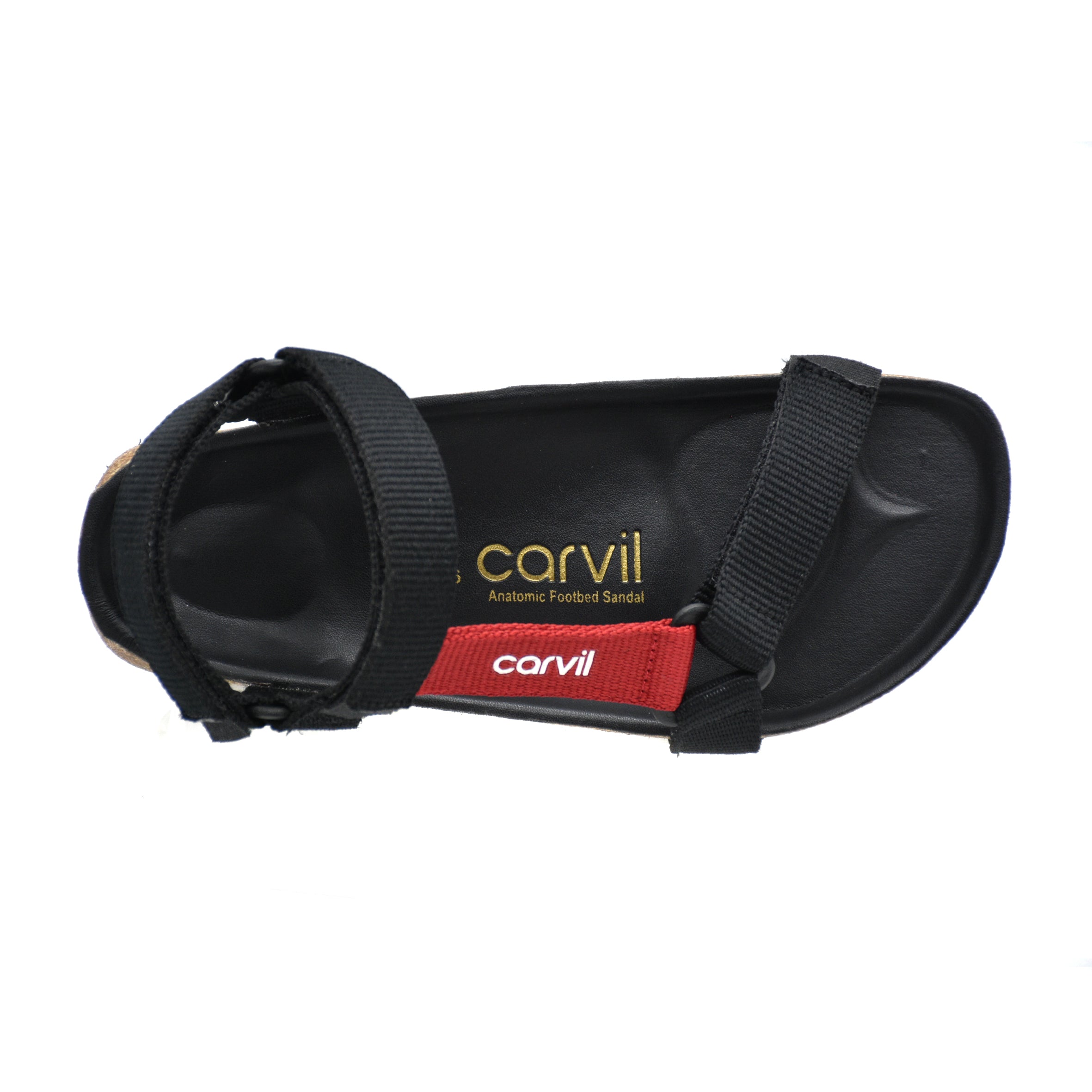 Carvil Sandal Wanita MANDAGI L - BLACK/MAROON
