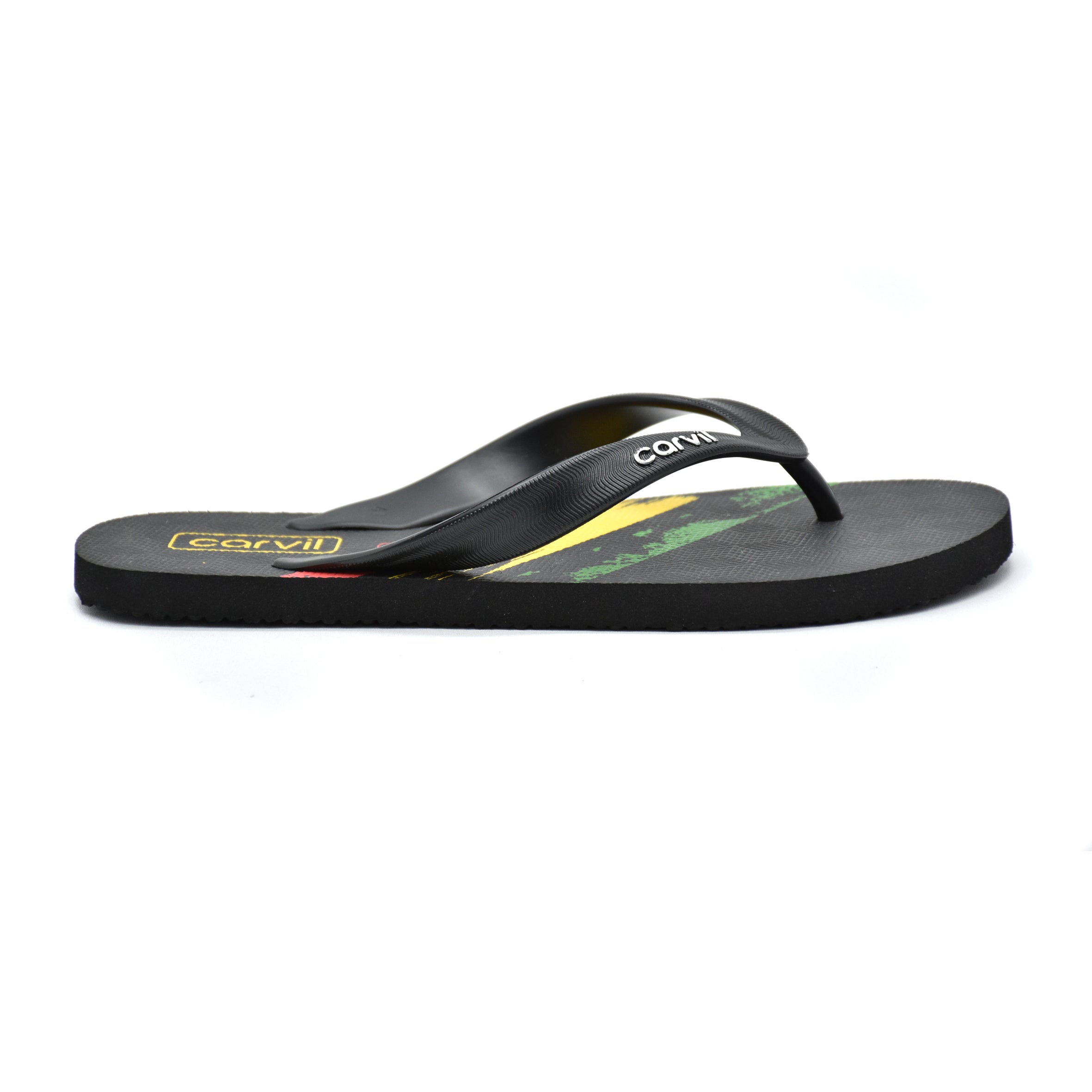 Carvil Sandal Jepit FlipFlop Pria Edisi Bola/MANE-M - RED/GREEN/YELLOW