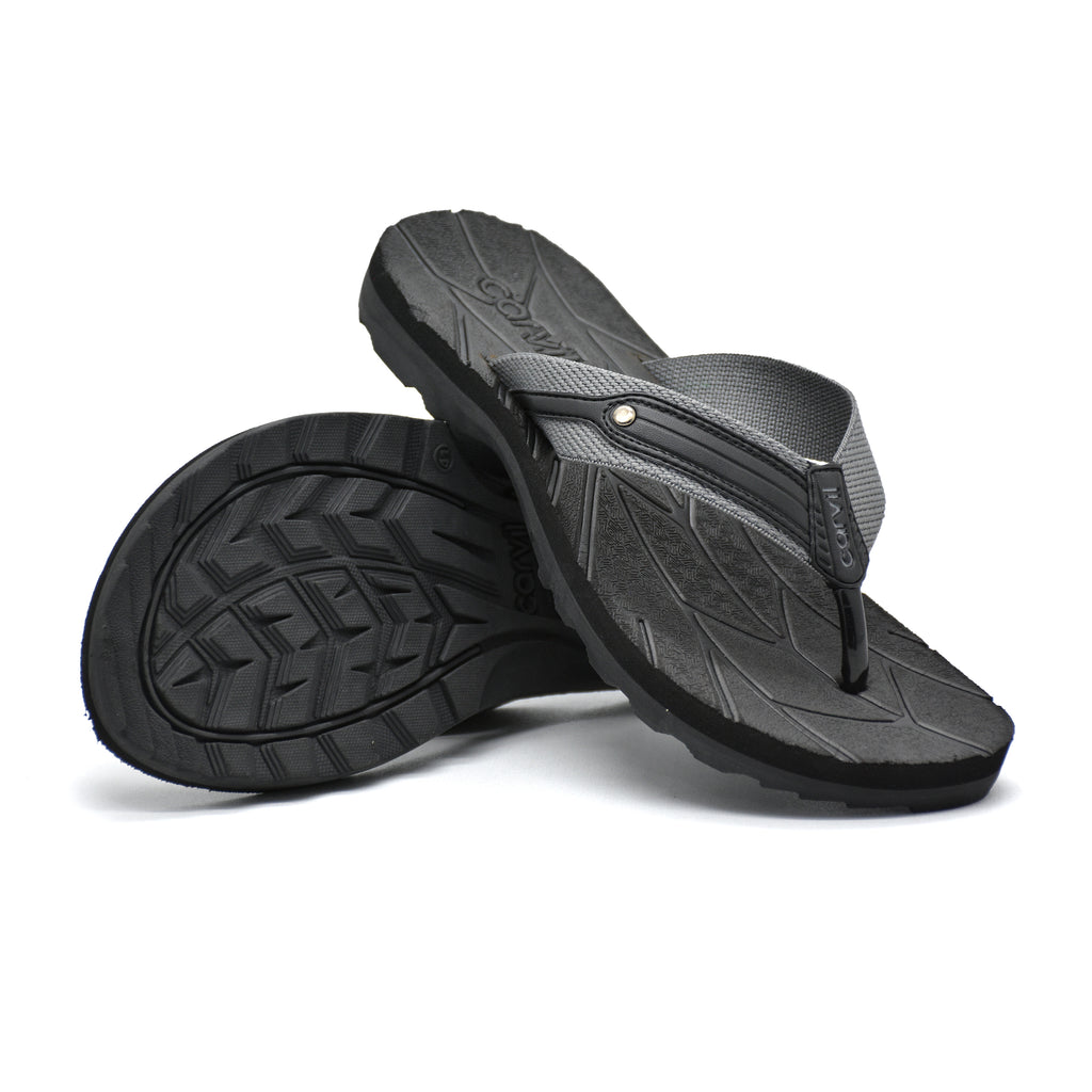 Carvil Sandal Pria MASCOT-M - GREY/BLACK
