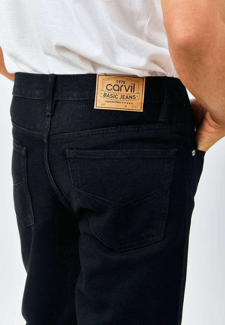 Carvil Celana Jeans Pria MAX-27B BLACK