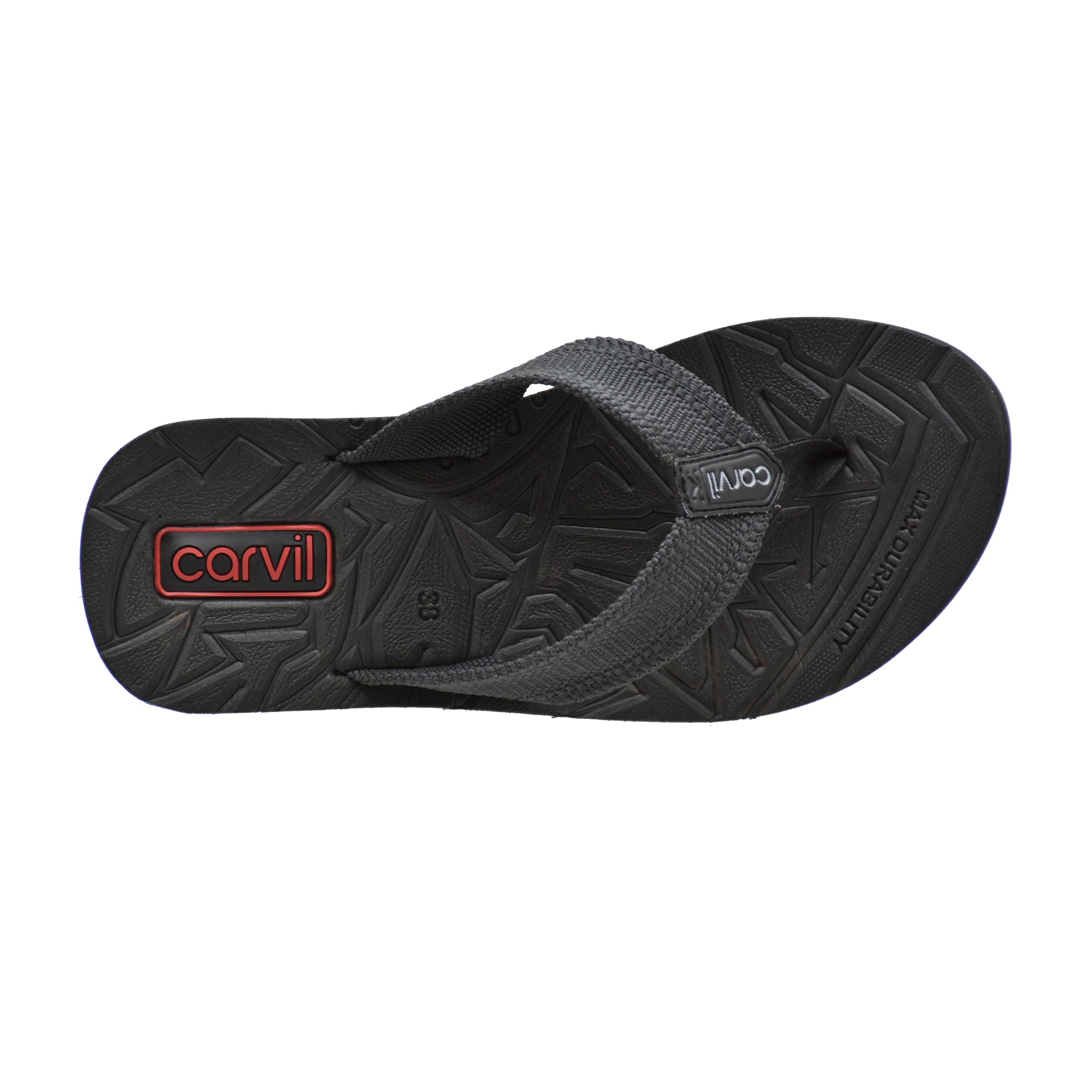 Carvil Sandal Pria MAXTROM-M - BLACK