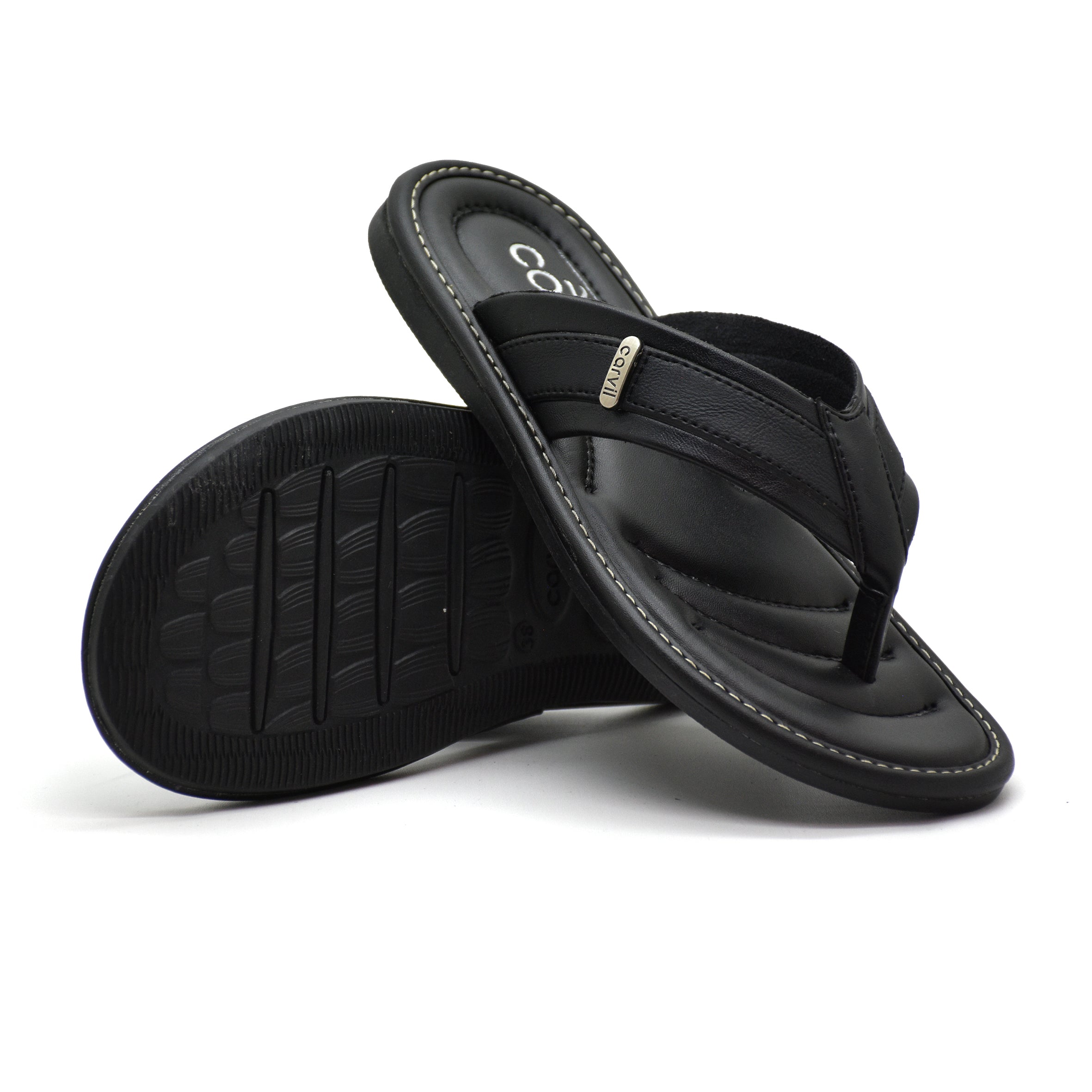 Carvil Sandal Pria MORVINO-01 M BLACK