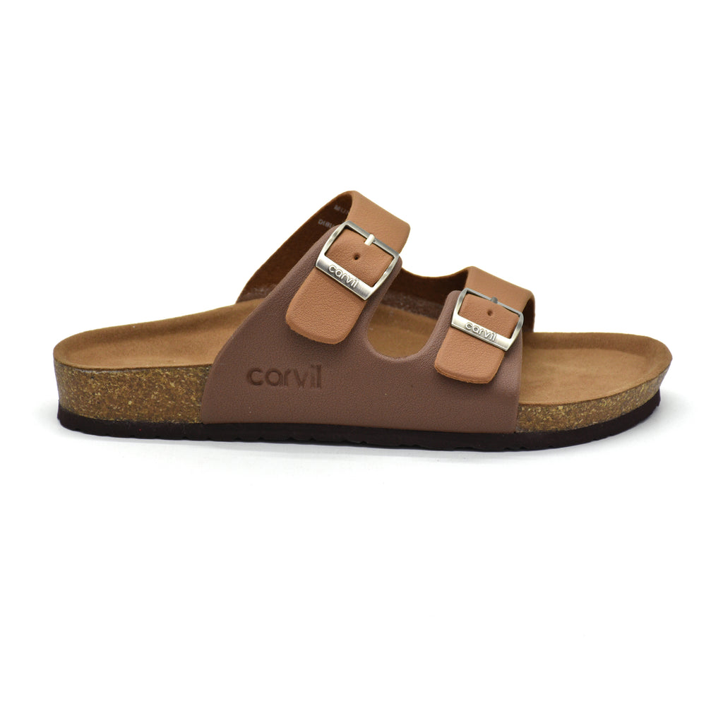 Carvil Sandal Pria Munich - 01 Stone/Brown