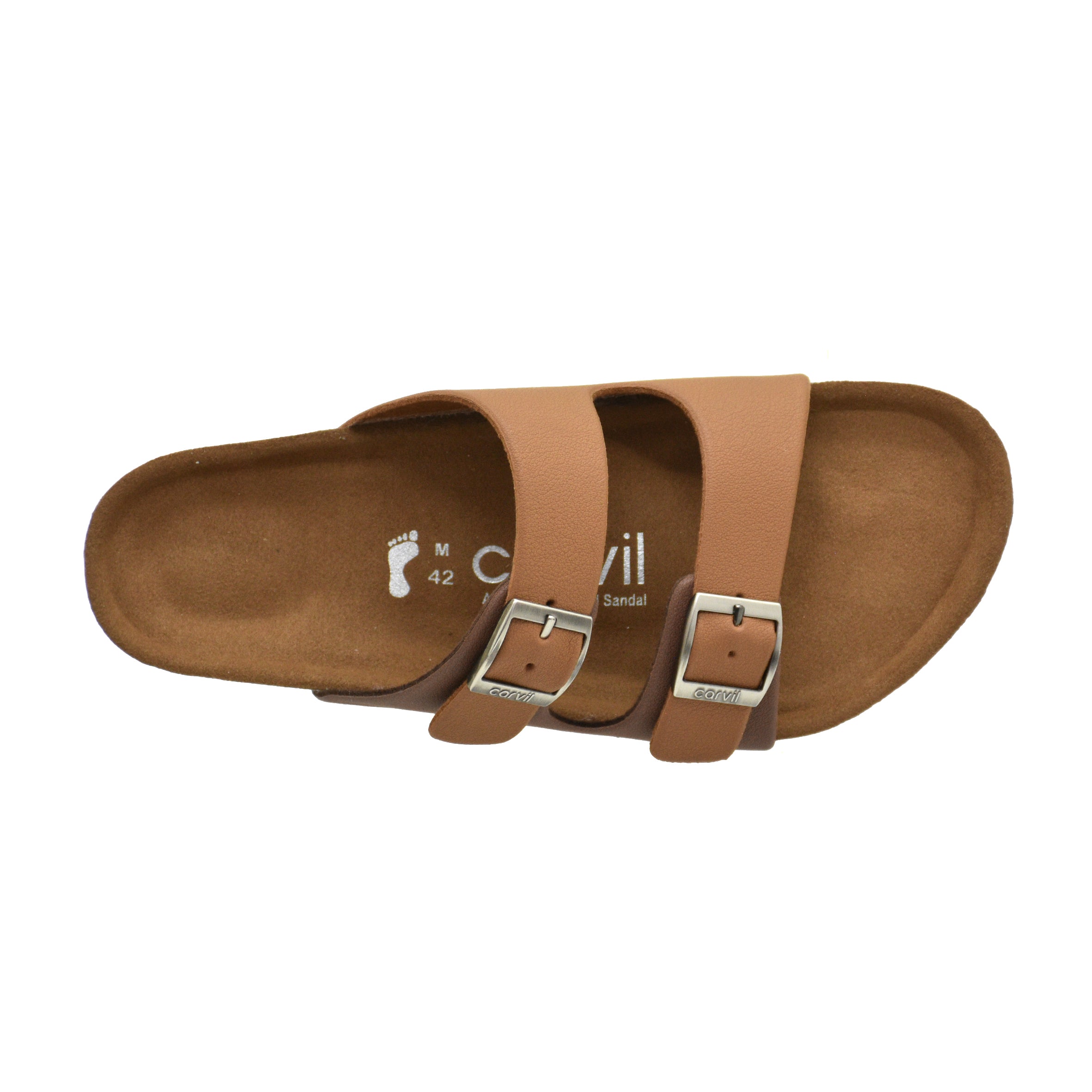 Carvil Sandal Pria Munich - 01 Stone/Brown
