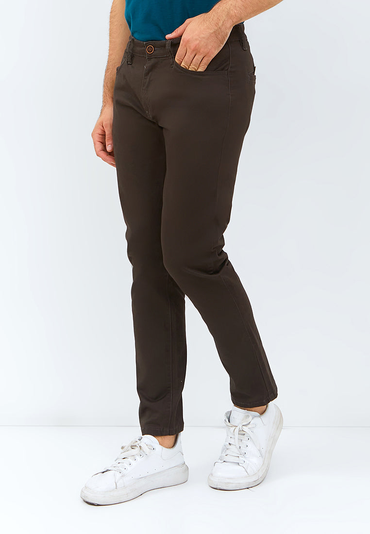 Carvil Celana Pria NATA - DARK BROWN